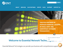 Tablet Screenshot of essentialnetworktech.com